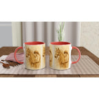 Verbunden im Training – Reiterin & Pferd Aquarell | Pferdeliebhaber Geschenk | Warmes Reitsport-Motiv