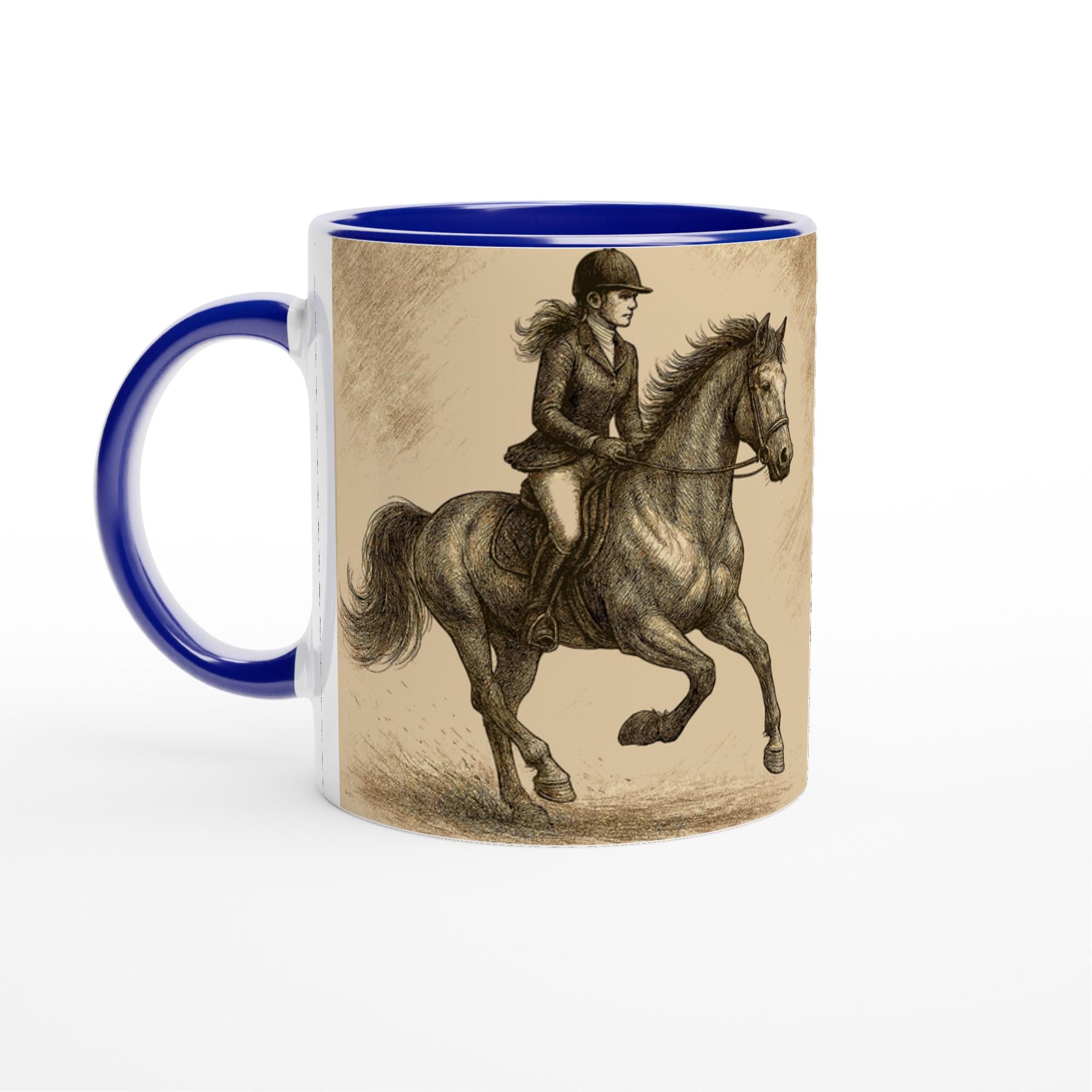 Geschenk für Reiterinnen Dressur & Reitsport Illustration