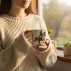 Geschenk für Reiterinnen Dressur & Reitsport Illustration