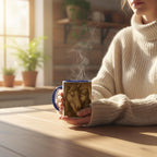 Golden Bond – Gravur-Tasse Pferd & Mädchen | Geschenk für Reiterinnen | Pferdeliebe Tasse | Vintage Style Mug