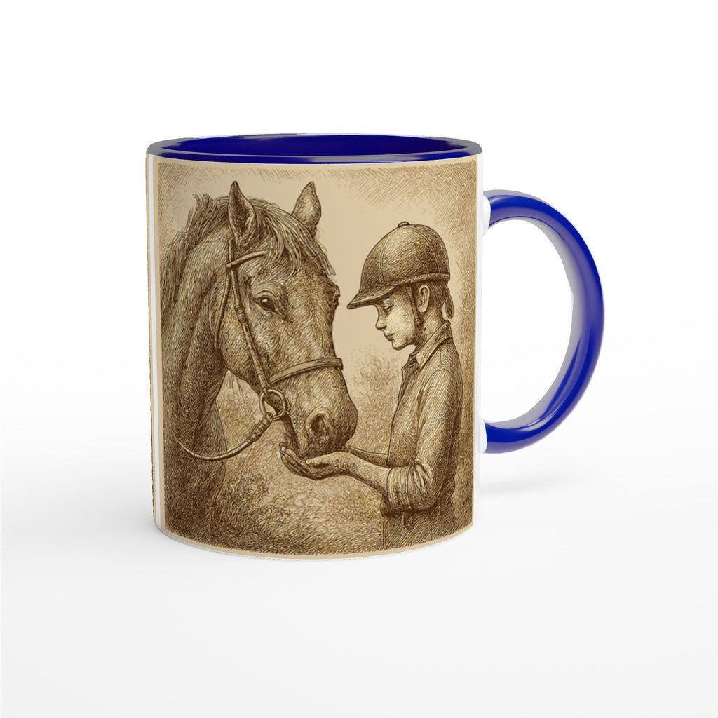 Trust Tenderness – Feine Tasse mit Reiterin & Pferd