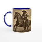 Western Reiter Tasse – Cowboy auf Pferd · · Geschenk für Westernreiter & Ranch Fans