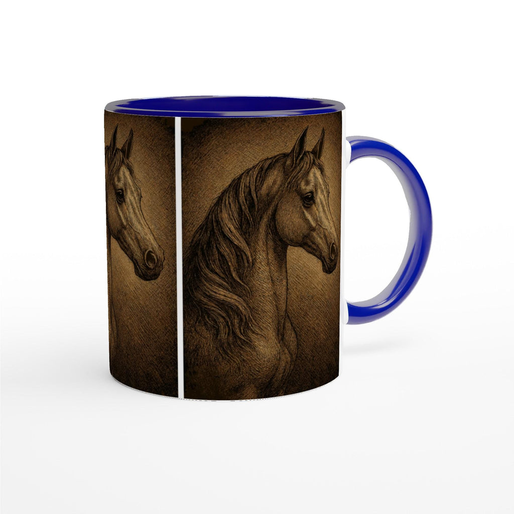 Golden Grace – Pferdeporträt Tasse | Geschenk für Pferdeliebhaber & Reiterinnen