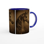 Golden Grace – Pferdeporträt Tasse | Geschenk für Pferdeliebhaber & Reiterinnen