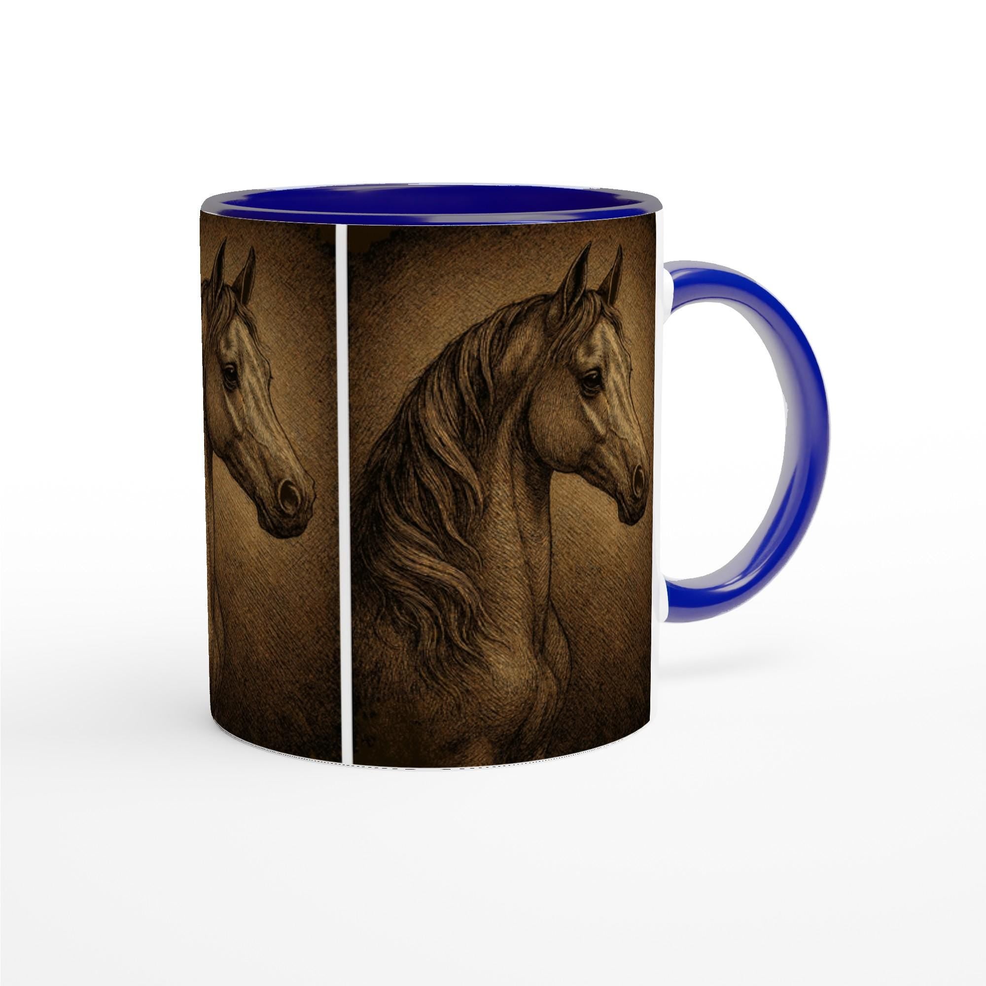 Golden Grace – Pferdeporträt Tasse | Geschenk für Pferdeliebhaber & Reiterinnen