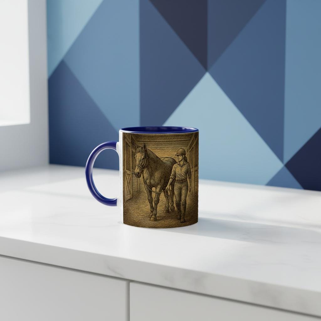 Stallgang – Vertrauen im Abendlicht