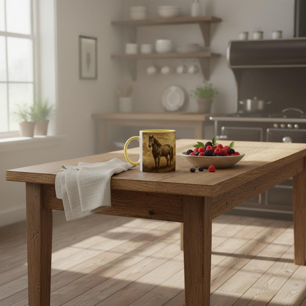 Golden Morning – Pferd in der Frühsommer-Wiese