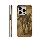 Hochwertige stoßfeste Handyhülle mit elegantem Pferdemotiv. Perfekt für Reiterinnen, Pferdefans und als Geschenk.