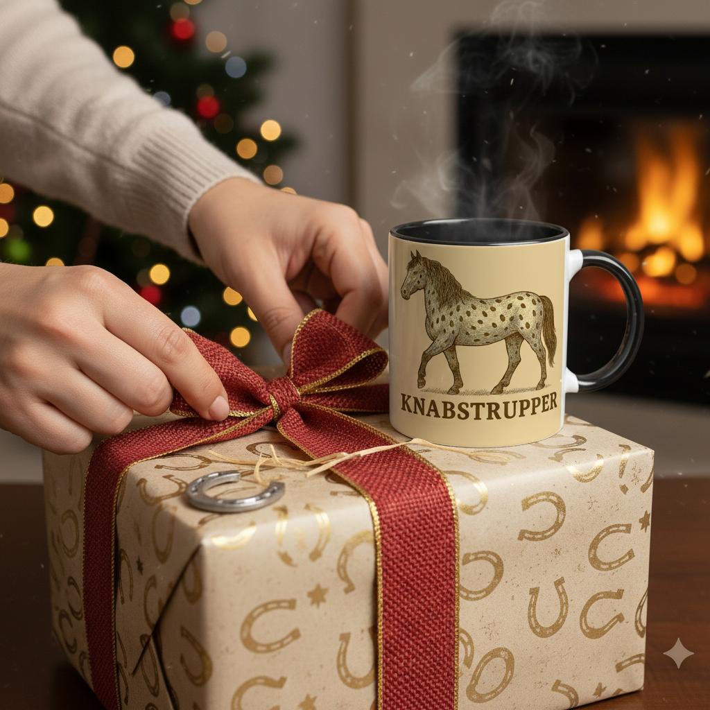 Knabstrupper – Geflecktes Pferdemotiv | Spotted Horse Artwork | Dänische Pferde Illustration | Geschenk für Pferdeliebhaber