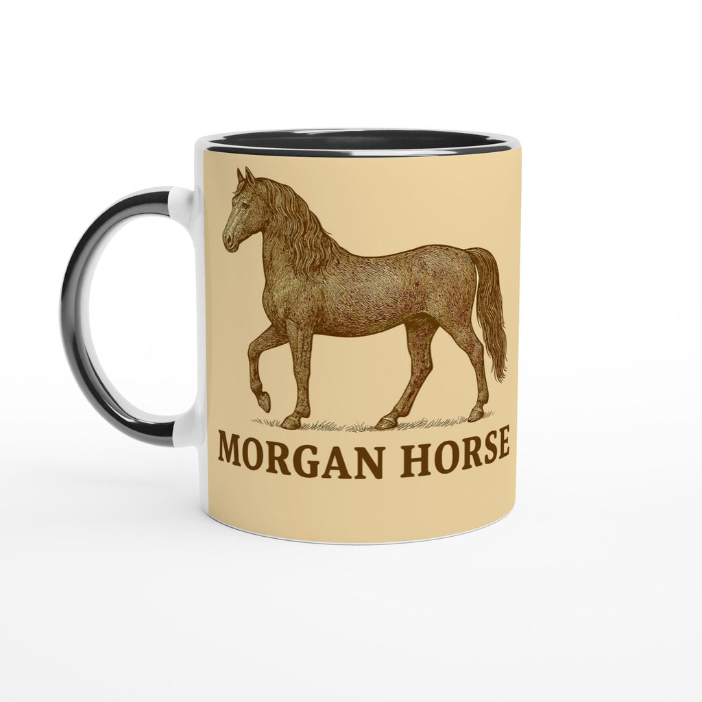 Morgan Horse – Klassisches Amerikanisches Pferdemotiv | Morgan Horse Artwork | Elegante Pferde Illustration | Geschenk für Pferdeliebhaber