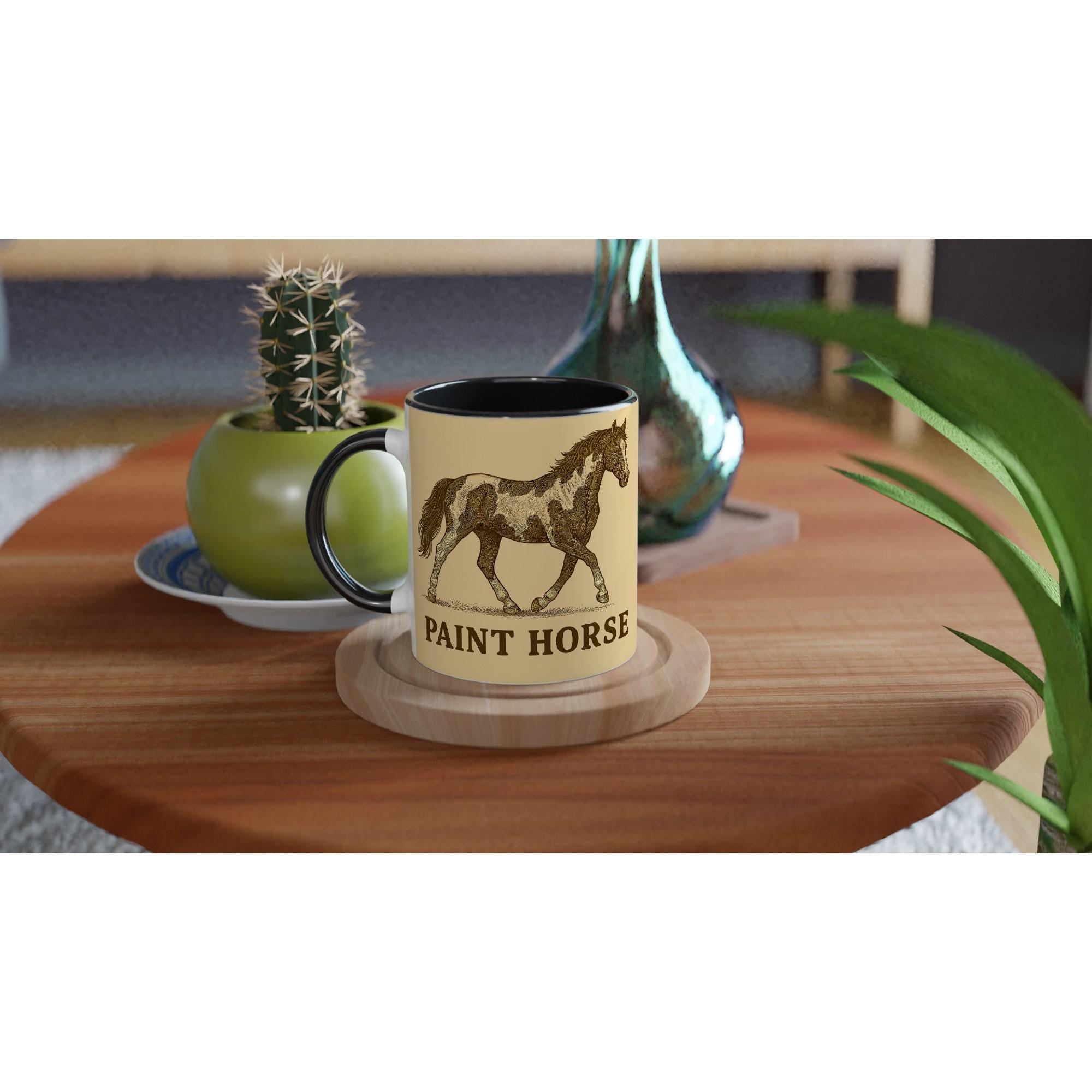 Paint Horse – Western Pferdemotiv | Pinto Horse Artwork | Spotted Horse Illustration | Geschenk für Pferdeliebhaber & Westernfans
