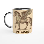 Pegasus – Mystisches Geflügeltes Pferd Motiv | Mythologisches Fantasy Artwork | Elegante Pegasus Illustration | Geschenk für Pferdefans