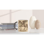 Pegasus – Mystisches Geflügeltes Pferd Motiv | Mythologisches Fantasy Artwork | Elegante Pegasus Illustration | Geschenk für Pferdefans