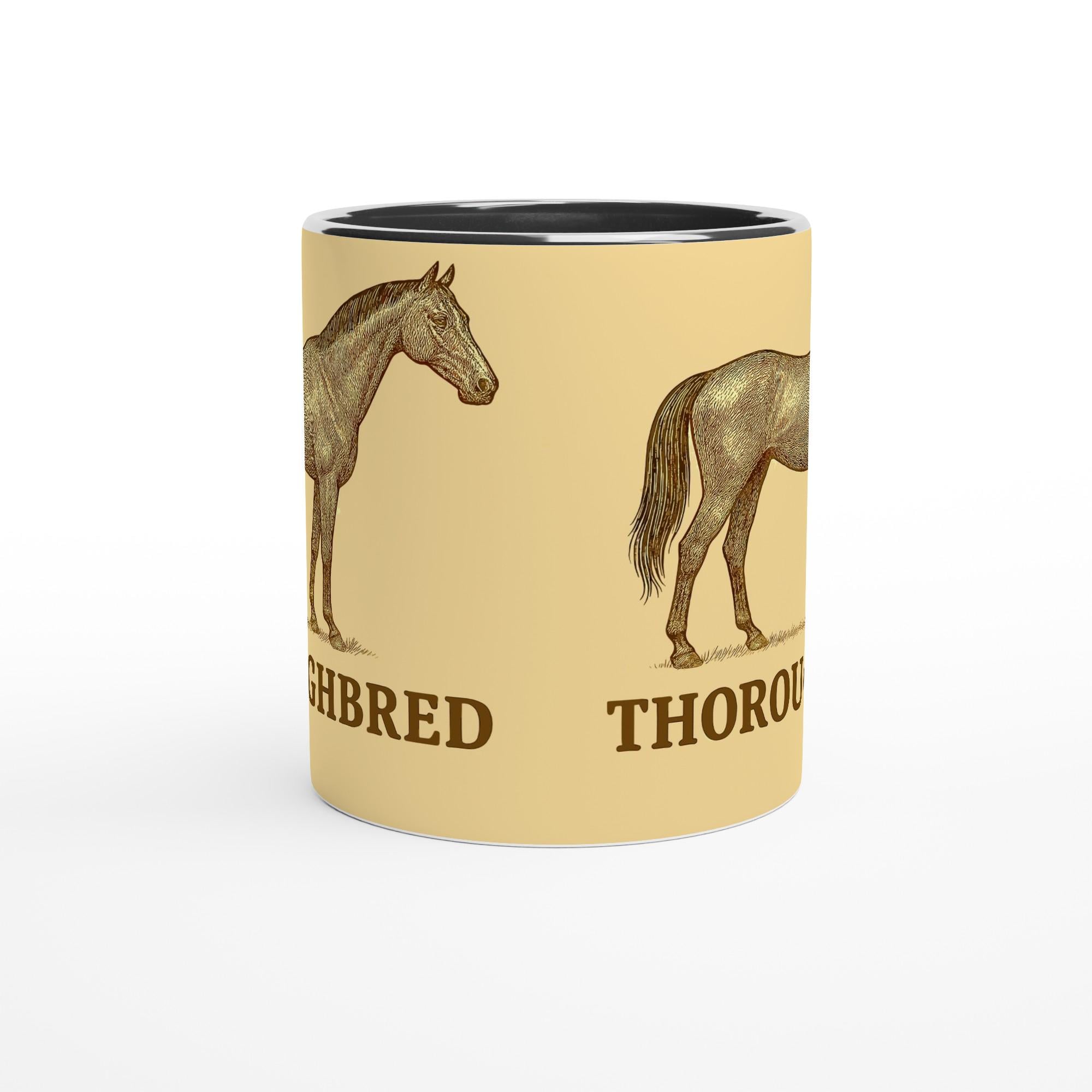 Thoroughbred – Elegantes Englisches Vollblut Motiv | Racehorse Artwork | Athletische Pferde-Illustration | Geschenk für Pferdeliebhaber