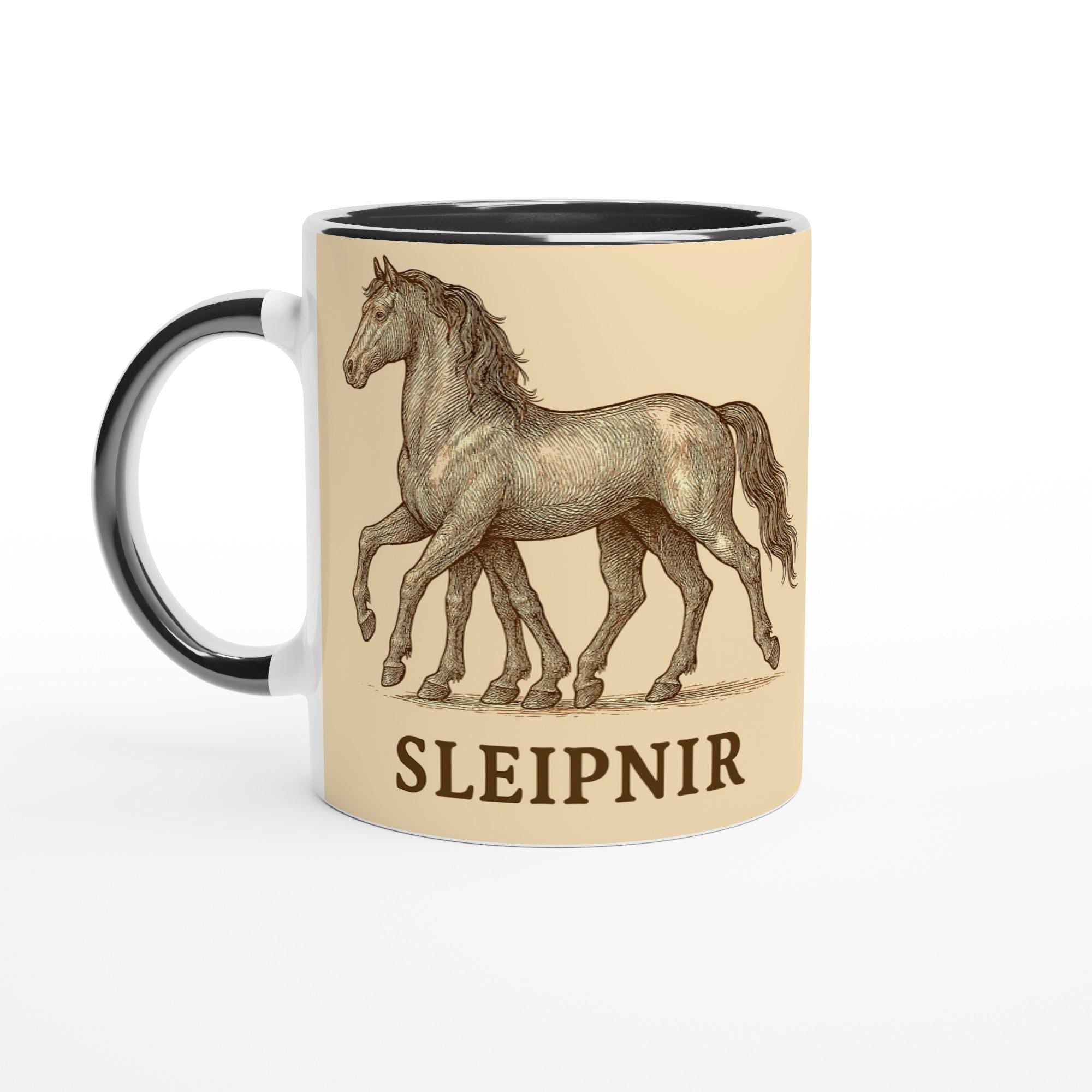 Sleipnir – Nordisches Mythologie Motiv | Odins Achtbeiniges Pferd | Viking & Norse Artwork | Mystische Pferde Illustration