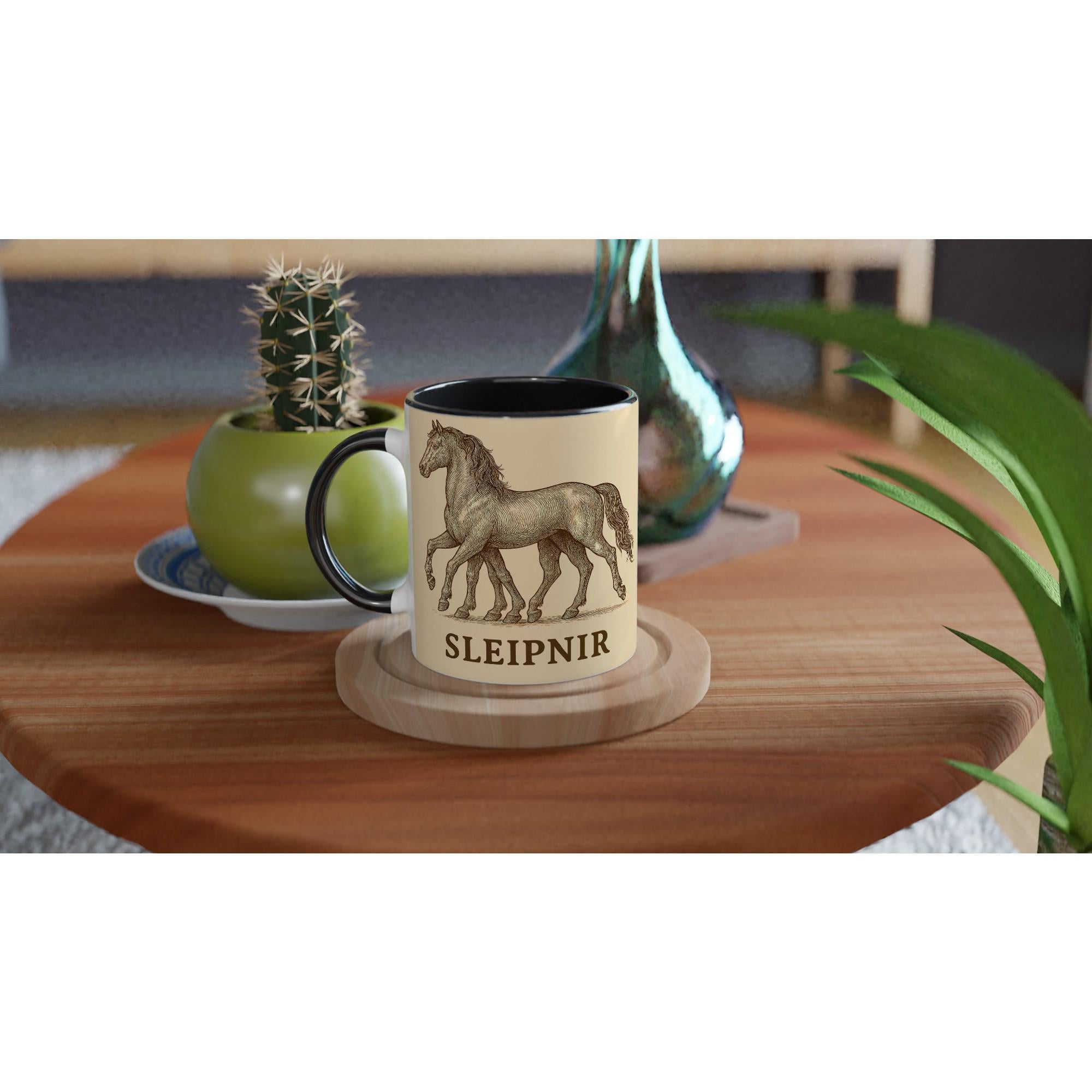 Sleipnir – Nordisches Mythologie Motiv | Odins Achtbeiniges Pferd | Viking & Norse Artwork | Mystische Pferde Illustration