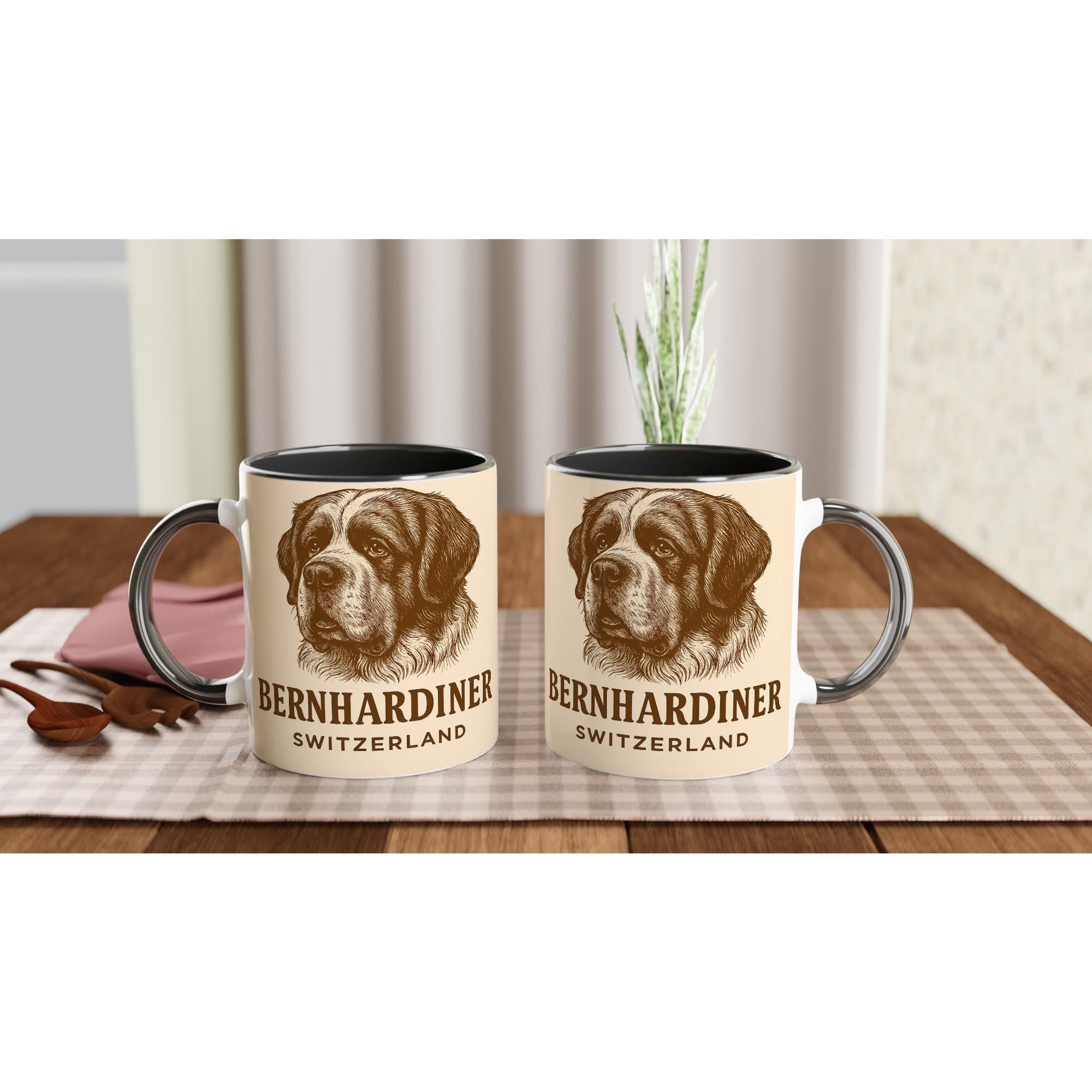 Bernhardiner – Swiss Saint Bernard Motiv | Sanftes Alpenhund Artwork | Elegante Hunde-Illustration | Geschenk für Hundeliebhaber