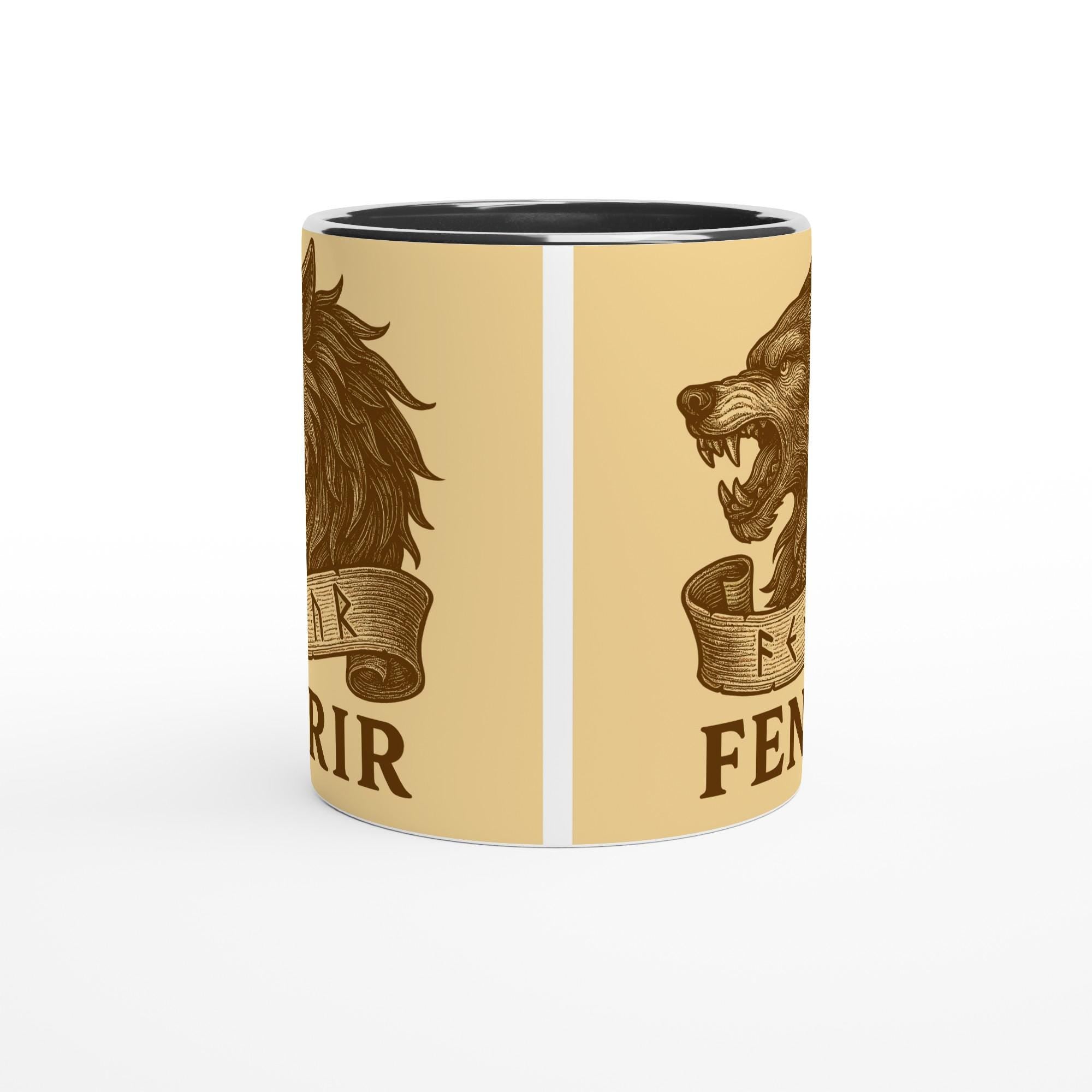 Fenrir – Mythologischer Nordischer Wolf | Norse Mythology Artwork | Fenriswolf Silhouette | Viking Fantasy Illustration