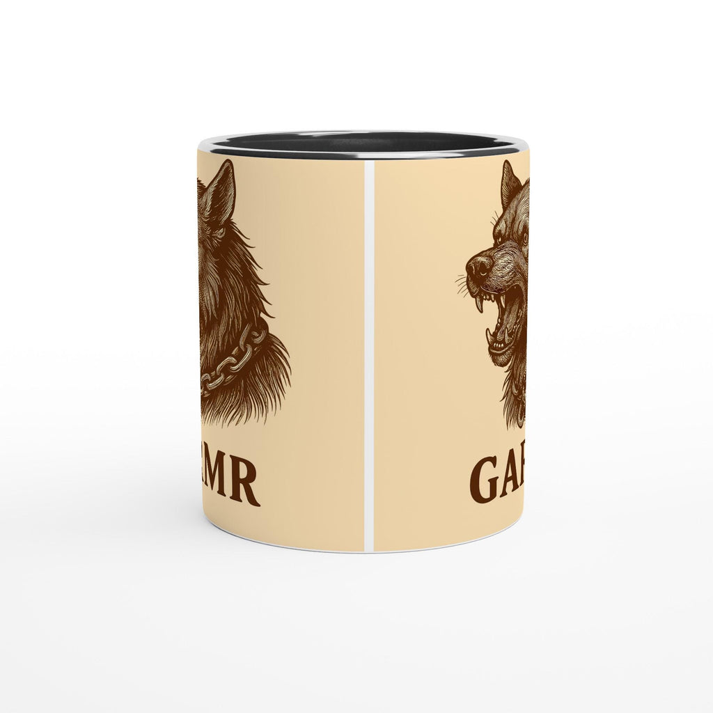 Garmr – Nordischer Unterweltwächter | Norse Mythology Artwork | Dunkles Wolf-Motiv | Mythologische Silhouette für Fantasyfans