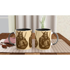 Krieger – Nordische Warrior Silhouette | Mythologische Kämpfer-Illustration | Minimalistisches Fantasy Artwork