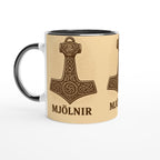 Mjölnir – Thors Hammer Motiv | Nordische Mythologie Illustration | Viking Symbol Artwork | Kraft & Schutz Zeichen