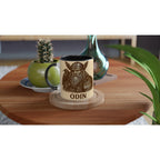 Odin mit wolf – Nordische Mythologie Illustration | Odin Artwork | Viking & Norse God Motiv | Mystisches Nordic Design