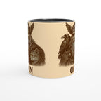 Odin mit wolf – Nordische Mythologie Illustration | Odin Artwork | Viking & Norse God Motiv | Mystisches Nordic Design