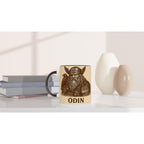 Odin mit wolf – Nordische Mythologie Illustration | Odin Artwork | Viking & Norse God Motiv | Mystisches Nordic Design