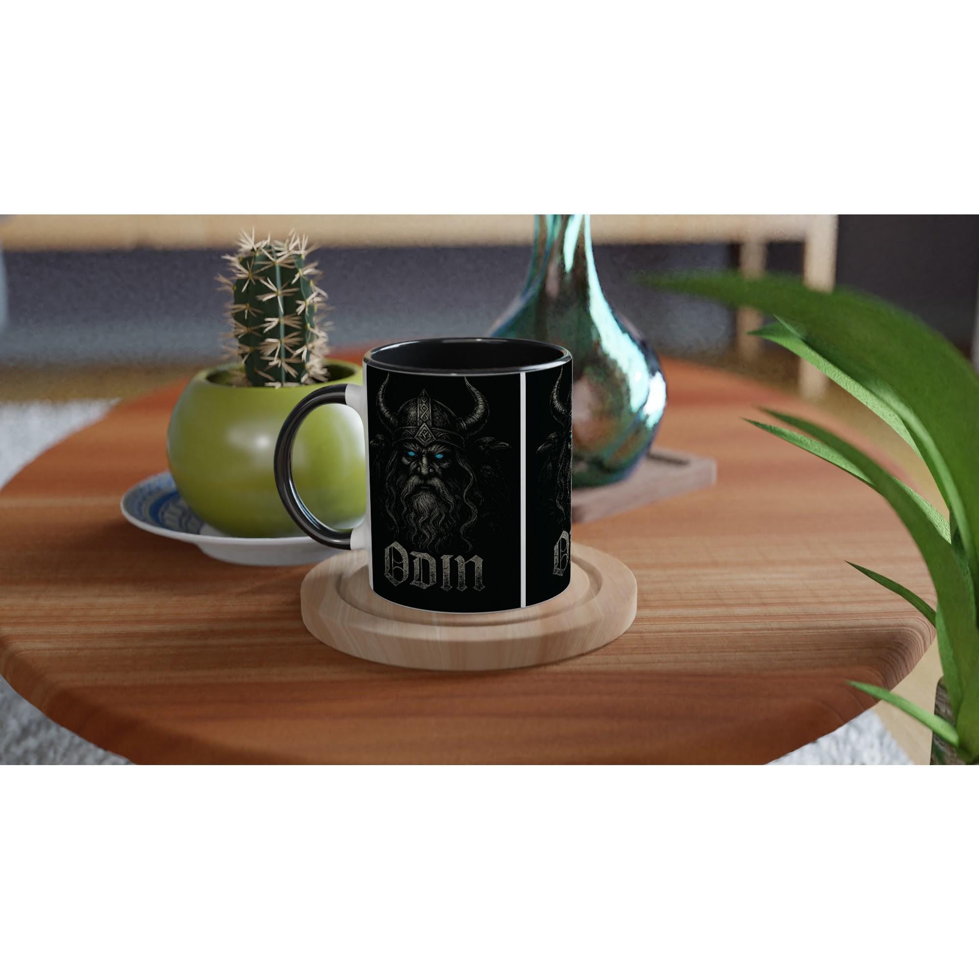 Odin – Nordische Mythologie Tasse | Viking Coffee Mug | Odin Artwork | Nordic God Design | Geschenk für Wikinger- und Asatru-Fans