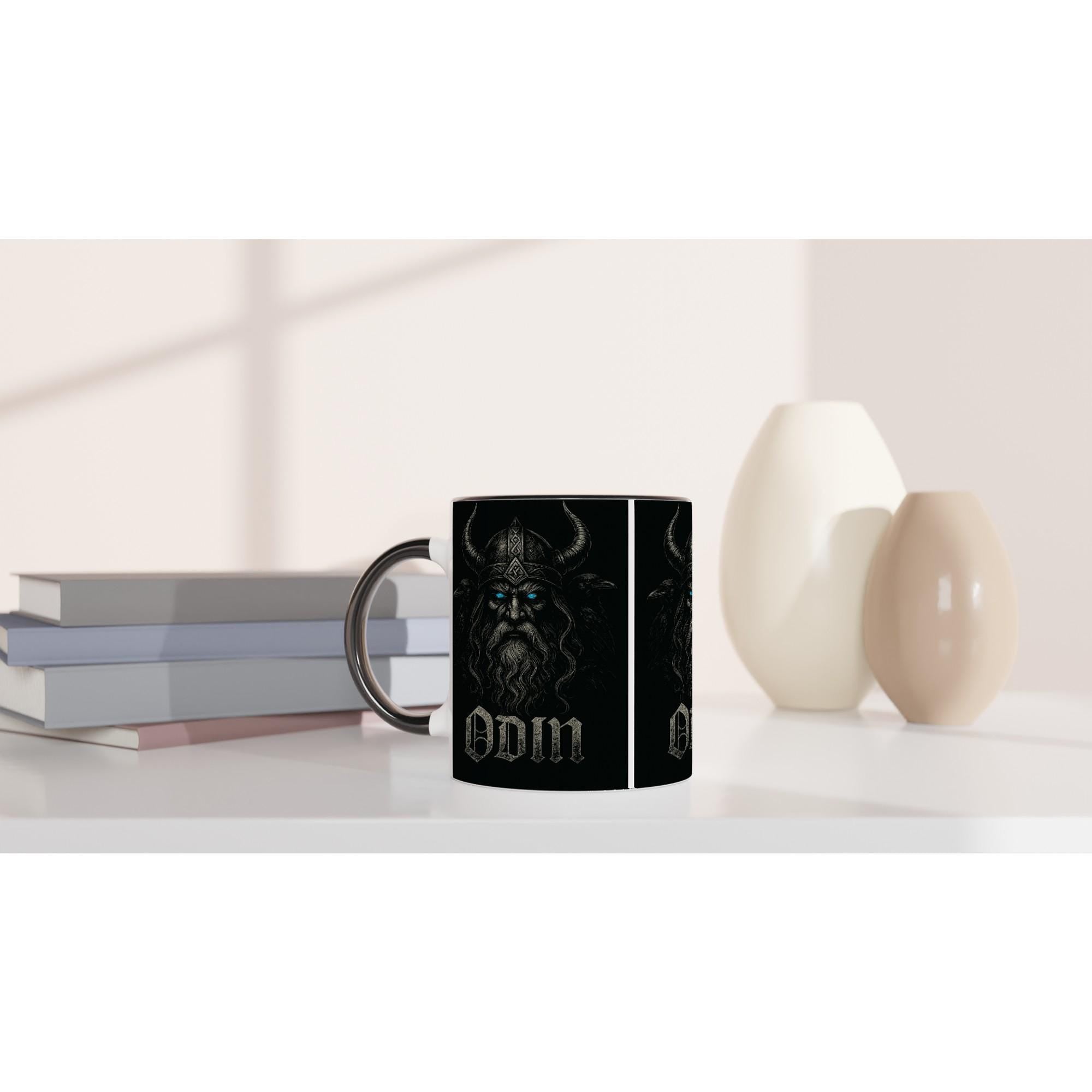 Odin – Nordische Mythologie Tasse | Viking Coffee Mug | Odin Artwork | Nordic God Design | Geschenk für Wikinger- und Asatru-Fans