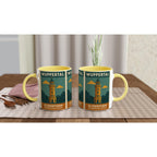 Wuppertal Botanischer Garten Retro Tasse | Vintage Reiseplakat Design | Wuppertal Geschenk | Stadtmotiv Kaffeetasse