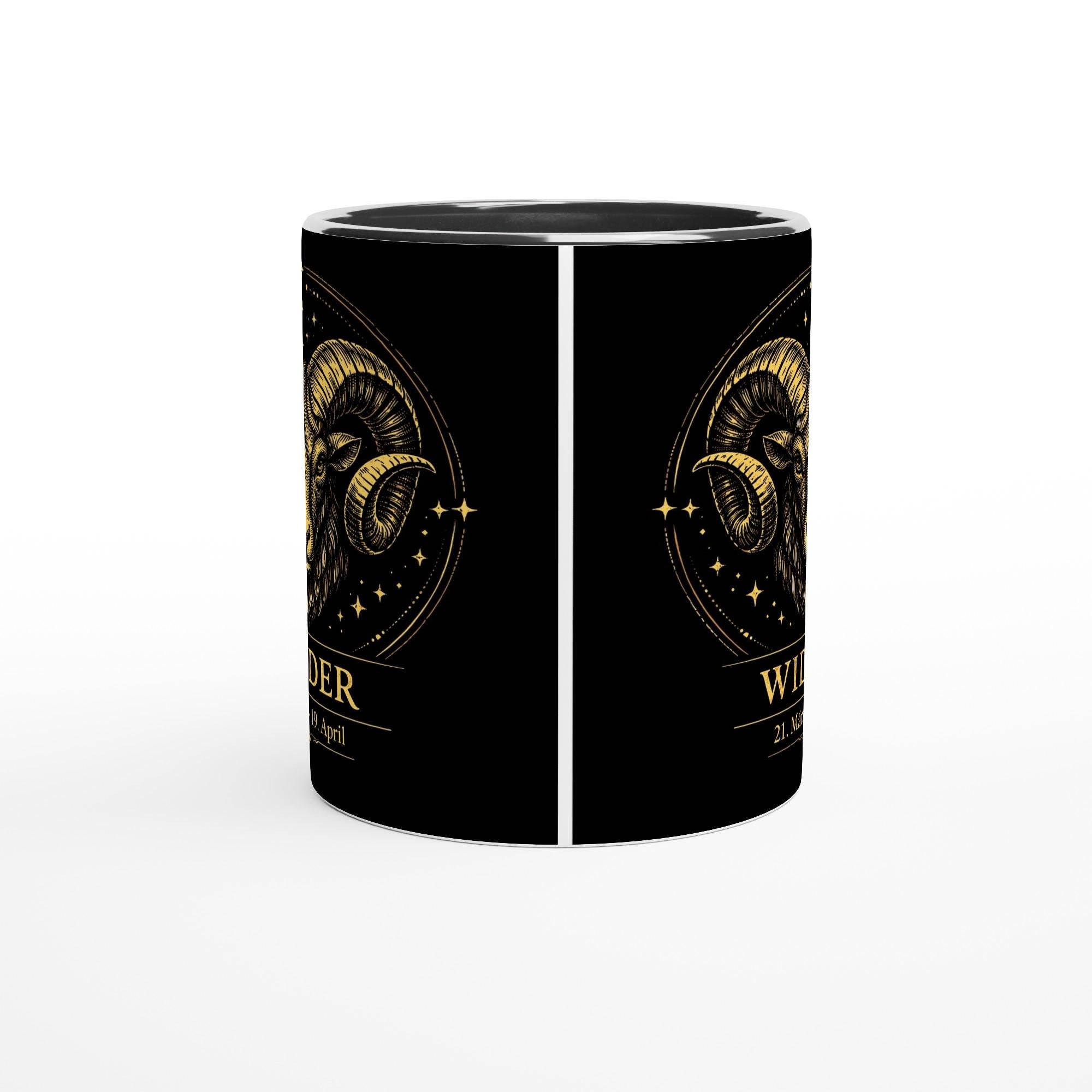 Sternzeichen Widder Tasse – Zodiac Mug für Frauen – Astrologie Geschenk – Beidseitig bedruckte Keramiktasse – Widder Geschenkidee