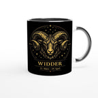 Sternzeichen Widder Tasse – Zodiac Mug für Frauen – Astrologie Geschenk – Beidseitig bedruckte Keramiktasse – Widder Geschenkidee