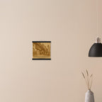 Wuppertal Schwebebahn Wandbild – Endstation Vohwinkel Poster mit Holzaufhängung – Wuppertal Andenken – Schwebebahn Geschenk