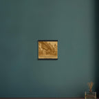 Wuppertal Schwebebahn Wandbild – Endstation Vohwinkel Poster mit Holzaufhängung – Wuppertal Andenken – Schwebebahn Geschenk