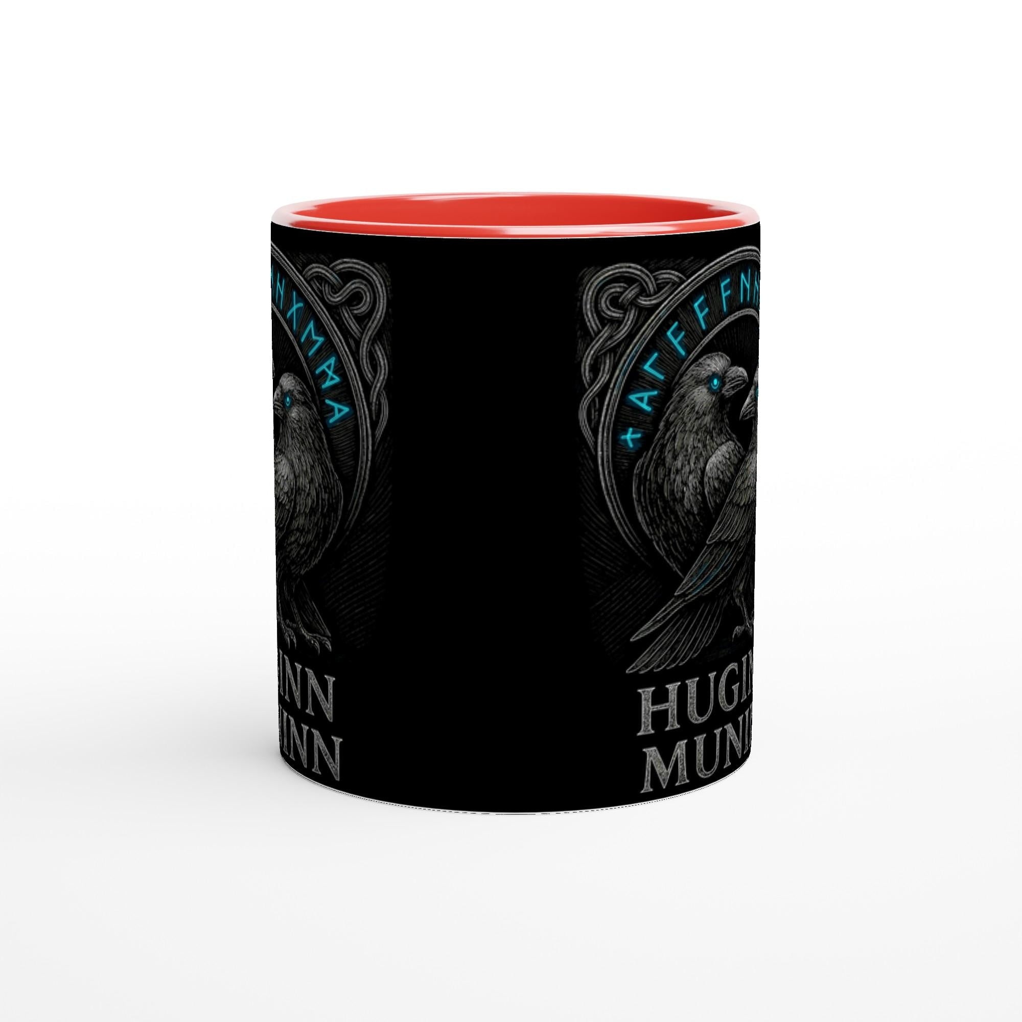 Huginn & Muninn – Odins Raben Motiv | Nordische Mythologie Illustration | Viking Raven Artwork | Black Edition