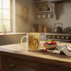 Herzensmoment – Mädchen und Pferd Motiv | Warmes Pferdekunst-Design auf Keramiktasse | Geschenk für Reiterinnen & Pferdefans