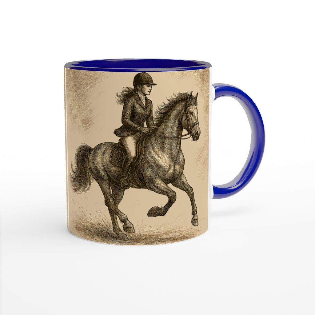 Geschenk für Reiterinnen Dressur & Reitsport Illustration