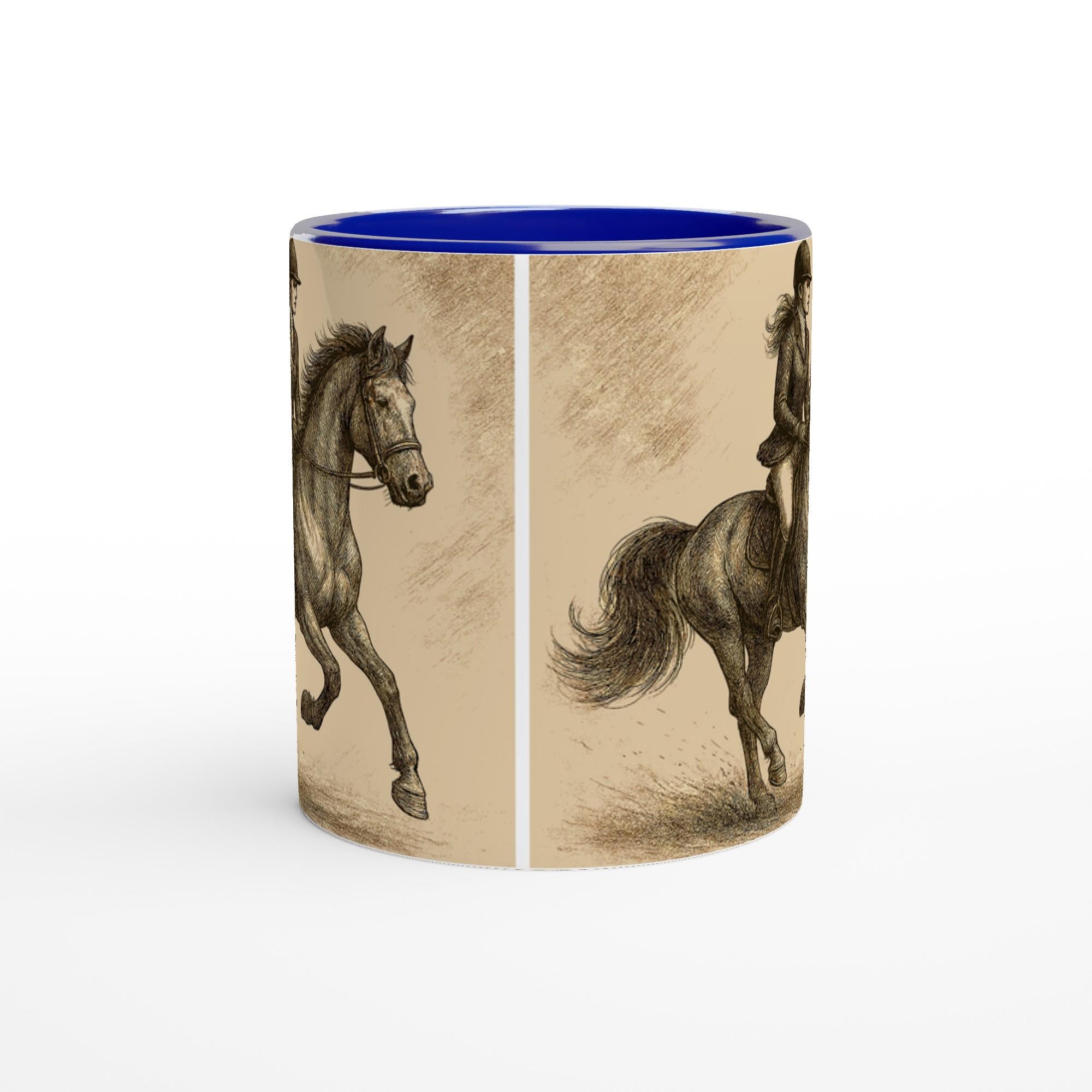 Geschenk für Reiterinnen Dressur & Reitsport Illustration