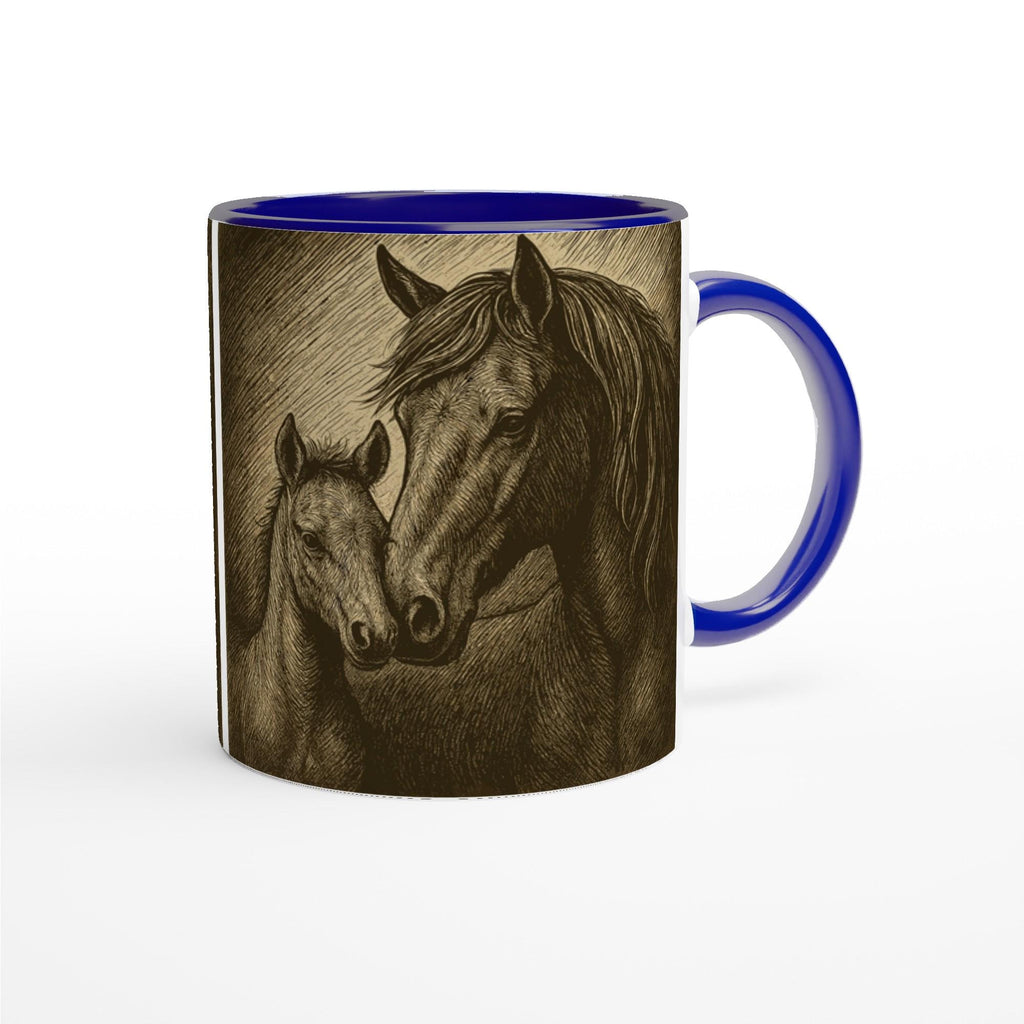 Mother’s Grace – Stute Fohlen, Pferdekunst Tasse Geschenk für Reiterinnen & Pferdeliebhaber