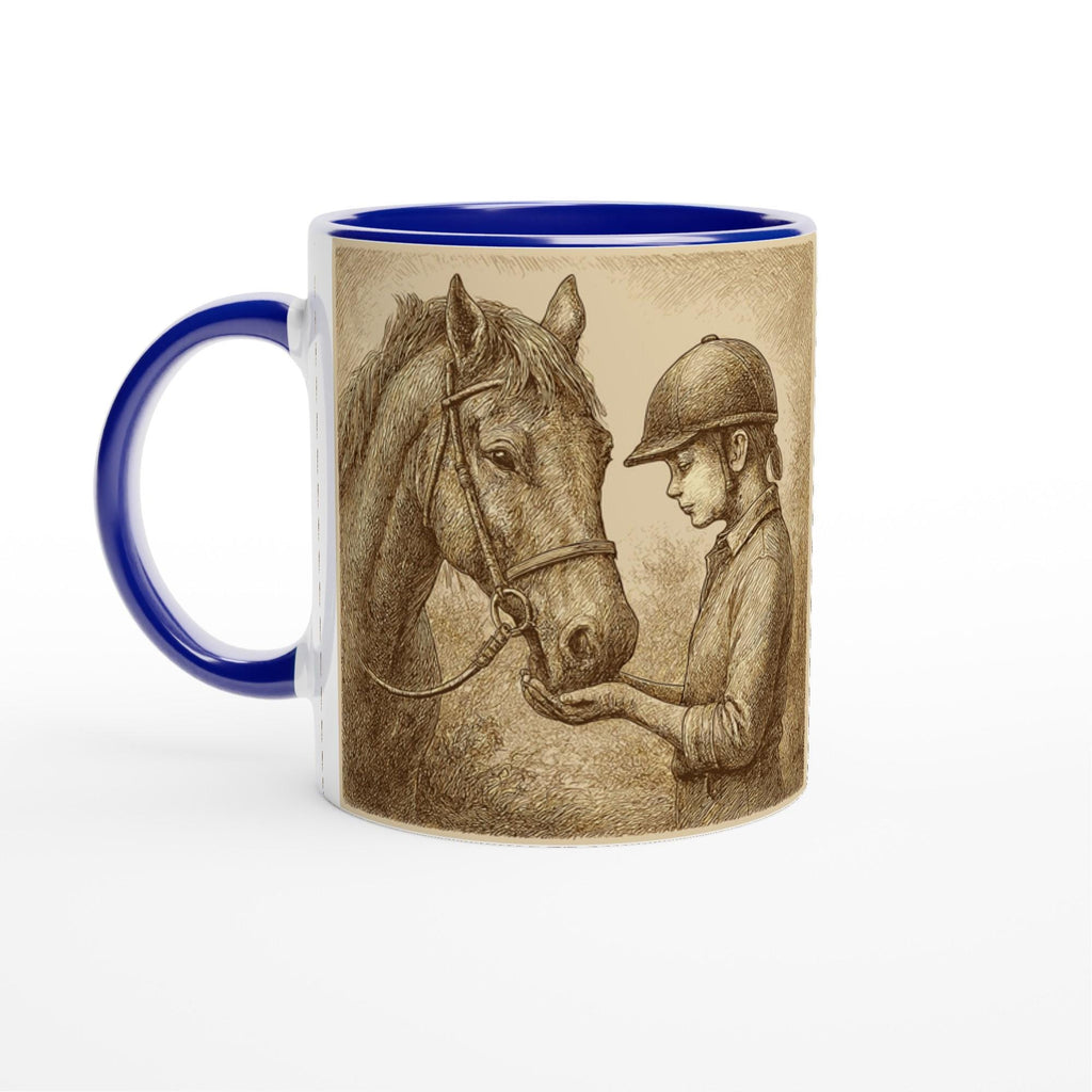 Trust Tenderness – Feine Tasse mit Reiterin & Pferd