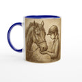 Trust Tenderness – Feine Tasse mit Reiterin & Pferd