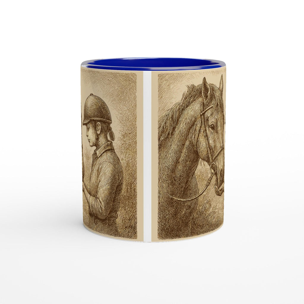 Trust Tenderness – Feine Tasse mit Reiterin & Pferd