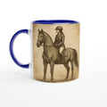Elegante Reiterin – Klassische Pferdetasse für Reiter & Pferdeliebhaber – Vintage Equestrian Mug