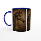 Golden Grace – Pferdeporträt Tasse | Geschenk für Pferdeliebhaber & Reiterinnen