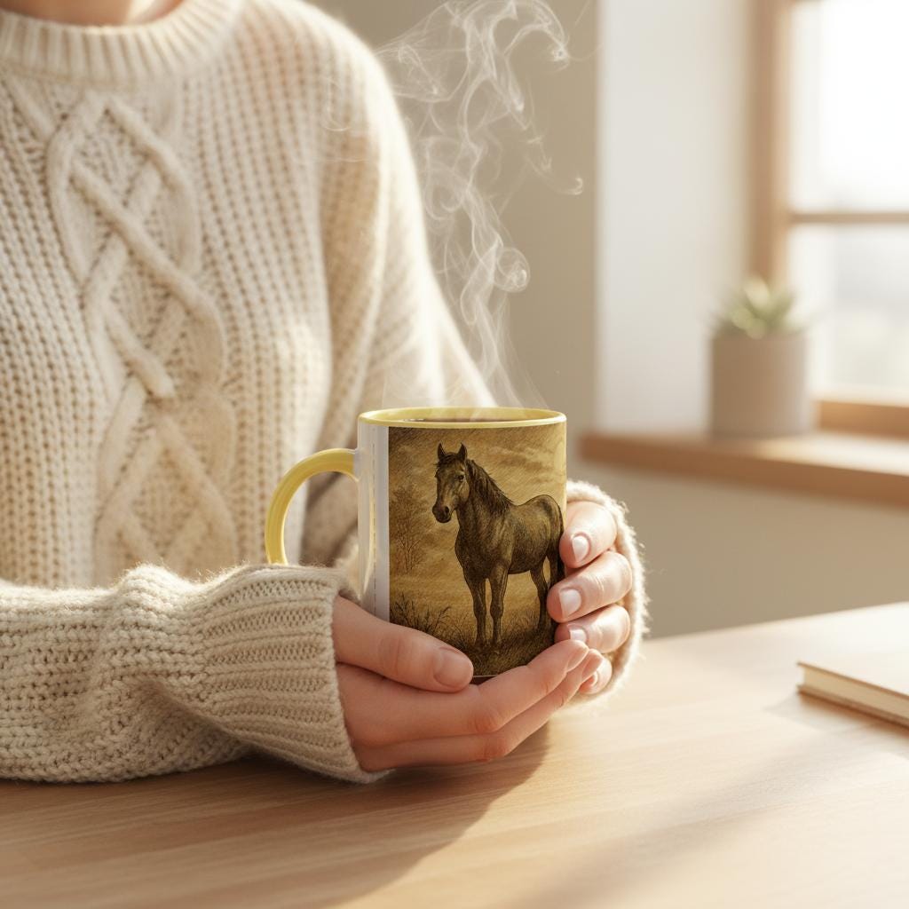 Golden Morning – Pferd in der Frühsommer-Wiese