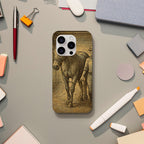 Hochwertige stoßfeste Handyhülle mit elegantem Pferdemotiv. Perfekt für Reiterinnen, Pferdefans und als Geschenk.