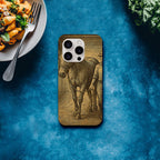 Hochwertige stoßfeste Handyhülle mit elegantem Pferdemotiv. Perfekt für Reiterinnen, Pferdefans und als Geschenk.