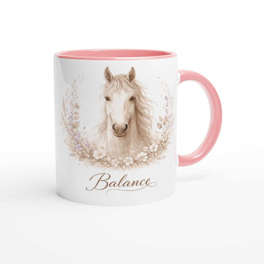 Pferde Tasse „Balance“ – Ruhiges Pferdemotiv mit Bedeutung | Geschenk für Pferdeliebhaberinnen
