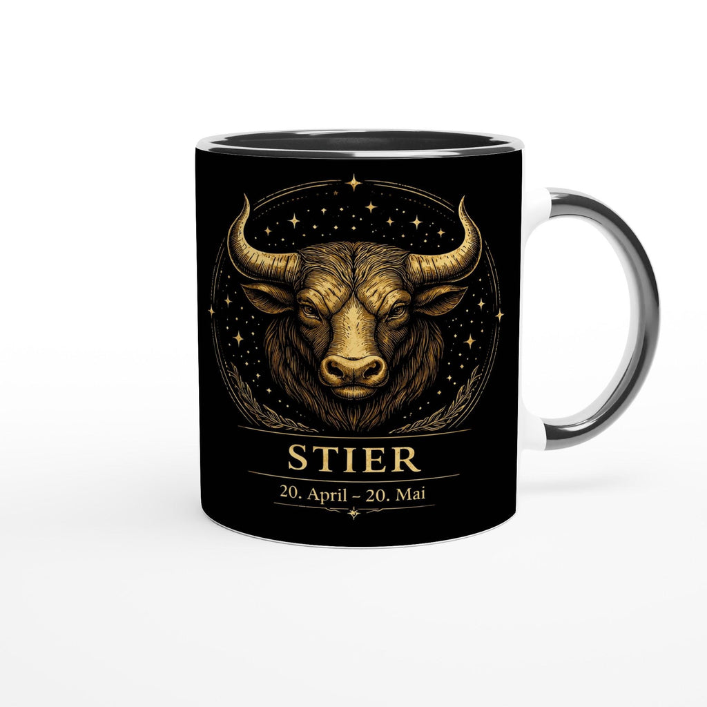 Sternzeichen Stier Tasse – Zodiac Mug für Frauen – Astrologie Geschenk – Beidseitig bedruckte Keramiktasse – Stier Geschenkidee